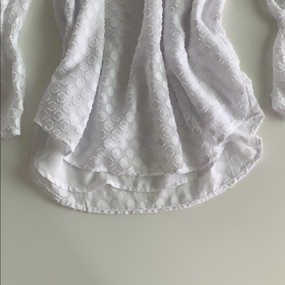 Michael Kors- off the shoulder- white polka dots! - Picture 3 of 5